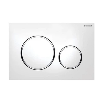 Клавиша смыва Geberit Sigma20 белый/хром 115.882.KJ.1