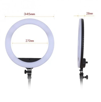 Кольцевая светодиодная лампа с держателем и сумкой LED RIAS ZB R14 35 см
