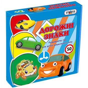 Игра настольная Стратег Дорожные знаки (укр) (00316)
