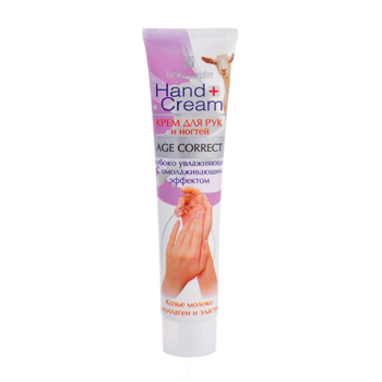 Крем для рук и ногтей Belle Jardin Hand Cream глубоко увлажняющий Козье молоко коллаген и эластин 125 мл ( 5907582901884 )
