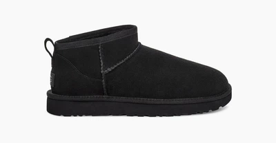 Угги женские UGG Мини Classic 2 ULTRA MINI Черные (1116109-BLK) 37р.