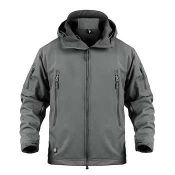 Тактична куртка / вітровка Pave Hawk Softshell grey XS