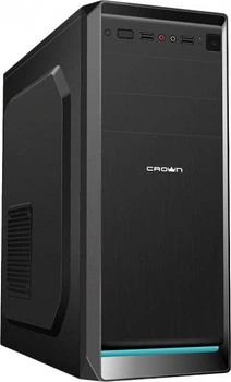 Корпус Crown CMC-605, 450W, MidiTower, ATX/MicroATX/Mini-ITX, 1хUSB 2.0, 1xUSB 3.0, 175х400х411мм, 0