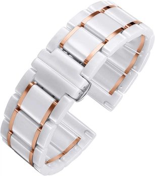 Керамический Ремешок Ceramo (20 мм) Pink White (26990-52)