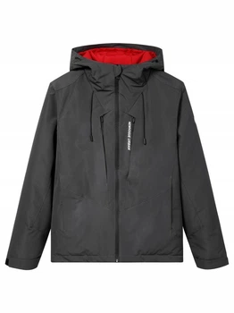 Чоловіча куртка Glo-story MMA-3895-2 сірий 5XL розмір