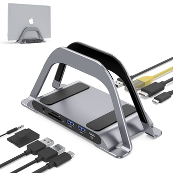 Вертикальна станція PULWTOP для MacBook USB-C Docking Station