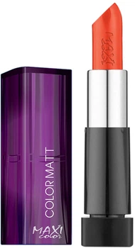 Помада Maxi Color Color Matt тон 09 Солнечный коралл 4.2 г (4823097100097)