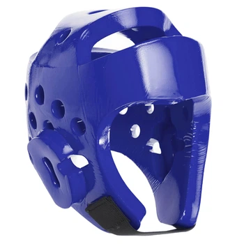 Шлем тхэквондо BO-2018 WTF полиуретан blue size L