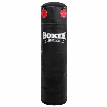 Мешок боксерский 31кг h-120см d-33см кожа ветошь BOXER Классик цвет черный 1001-02