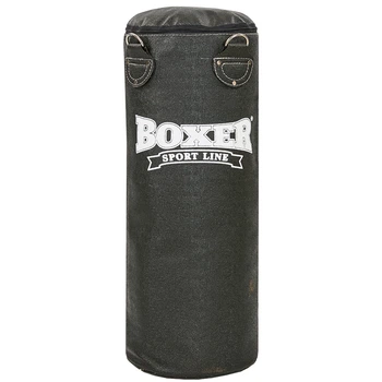 Мішок боксерський Циліндр 19кг d-28см h-80см кирза ганчір'я BOXER Класик 1002-04