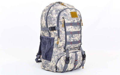 Рюкзак туристический бескаркасный таткический рюкзак камуфляжный V-20 л grey camouflage TY-0868