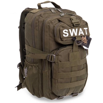 Рюкзак тактический рейдовый SILVER KNIGHT V-35 л оливковый SWAT-3P