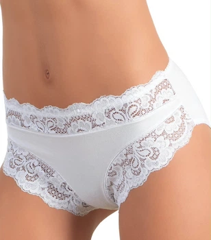 Жіночі трусики з гіпюром Jadea 742 Bianco 46(L)