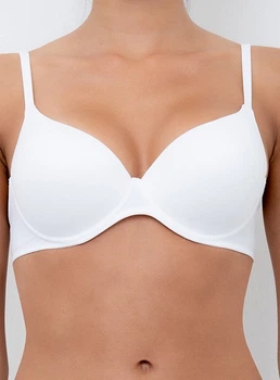 Бюстгальтер балконет с эластичными чашками Lormar Mousse Bianco 70C Белый