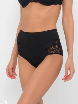 Женские высокие трусики Jadea 524 Nero 54(4XL) Черный