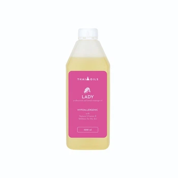 Профессиональное кокосовое массажное масло «Thai Oils» «Lady» 1000 ml
