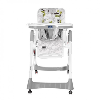 Стілець для годування Lorell Kids Gusto-1 2 лотки з коліщатками 70х60х112 см Сірий (10100362129-LR)