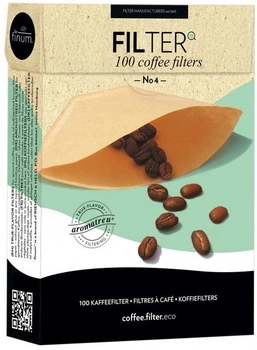 Фільтр для кави Finum No 4 Coffee Filters (набір зі 100 шт)