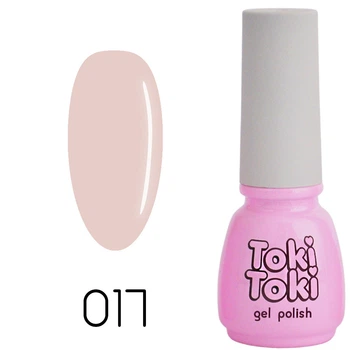 Гель-лак Toki Toki 017, 5 мл, телесный