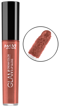 Блеск для губ Maxi Color Glam Cream Color тон 07 Лате 8 мл (4823097100455)