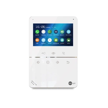 4,3 дюйма аналоговий відеодомофон із записом відео за рухом NeoLight TETTA+ білий