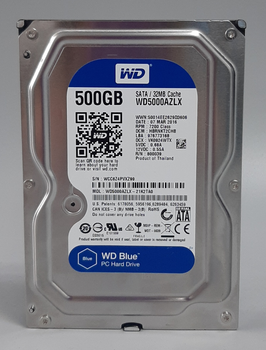 Жорсткий диск 3.5" 500Gb WD WD5000AZLX (32Mb/7200/SATAIII) БО