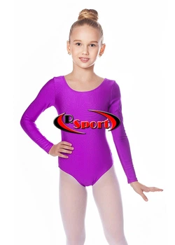 Купальник для гимнастики и танцев RSport GM030109 1 (98-110см) Фиолетовый