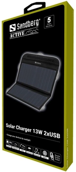 Солнечная панель для УМБ Sandberg 13 Вт 2 x USB 2.1 А (420-40)