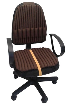 Ортопедические подушки EKKO SEAT на офисное кресло. Комплект. Коричневый. OF-12G-402634forback34