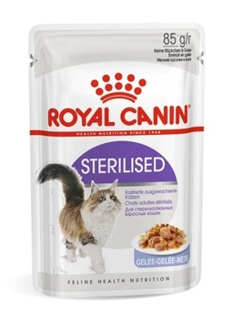 Вологий корм Royal Canin STERILIZED JELLY (Желе) для дорослих стерилізованих кішок 85 г (9003579311776)