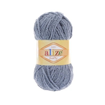 Пряжа Alize Softy 119 сіре небо