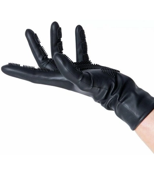 Перчатки силиконовые Sibel COMB IN с щетинками для защиты рук при окрашивании (2шт.)