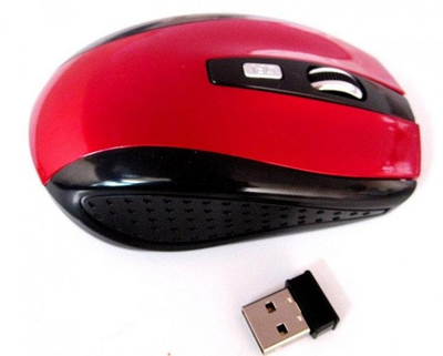 Беспроводная мышка на батарейках MOUSE G109\ 2544 RED