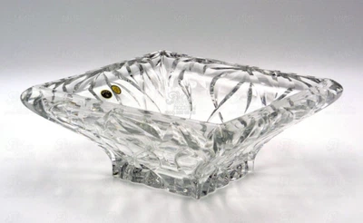 Конфетница квадратная Bohemia Crystallite Хрусталь Прозрачная 28 см