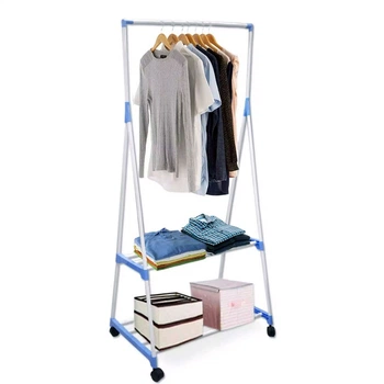 Вешалка стойка напольная для одежды передвижная Clothes Rack 152 см