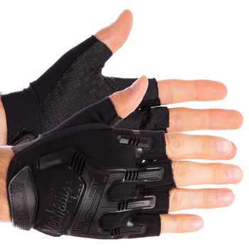 Тактичні рукавички з відкритими пальцями MECHANIX BC-4926 розмір L чорні
