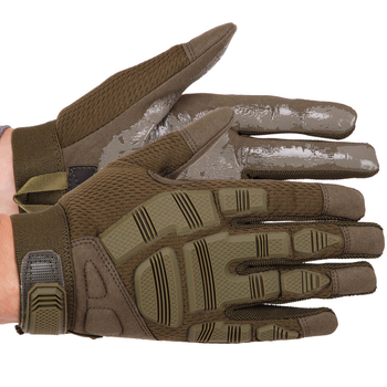 Перчатки тактические с закрытыми пальцами SP-Sport BC-8799 размер XL Оливковый