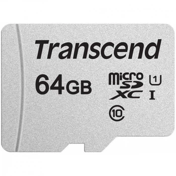 Карта пам'яті Transcend 64GB microSDXC class 10 UHS-I U1 (TS64GUSD300S) (160151)