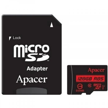 Карта памяти Apacer 128GB microSDXC Class10 UHS-I (AP128GMCSX10U5-R) (160129)