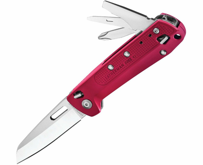 Нож-мультитул Leatherman Free K2 - красный