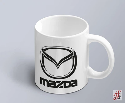 Чашка з принтом авто логотип Mazda (02010102007)