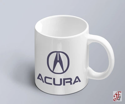Чашка з принтом авто логотип Acura (02010102023)
