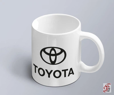 Чашка з принтом авто логотип Toyota (02010102020)