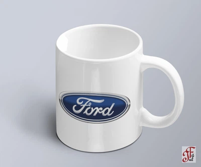 Чашка з принтом авто логотип Ford (02010102036)