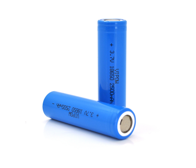 Акумулятор 18650 Li-Ion Vipow ICR18650 FlatTop, 2500mAh, 3.7V, Blue