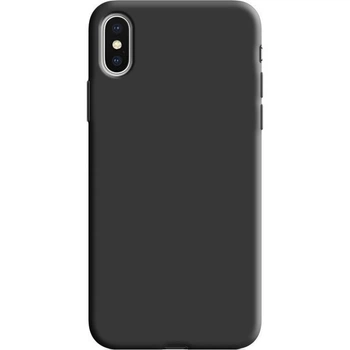 Силиконовый чехол Apple iPhone X Черный (38047)