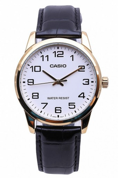 Наручные часы Casio MTP-V001GL-7BUDF Белые/золотистые с черным