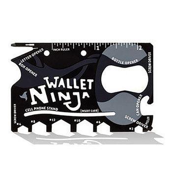 Мульти-кредитка Ninja Wallet 18 в 1 (мультитул)