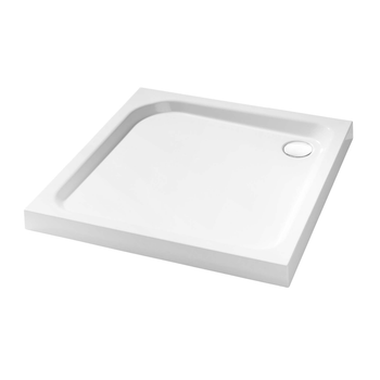Поддон для душевой кабины HUPPE Verano 80x80x8см квадратный из искусственного камня без сифона белый 235010.055