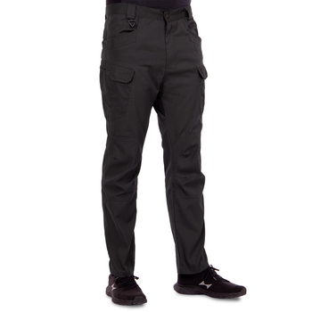 Якісні чоловічі тактичні штани штани з кишенями для міста військові літні ZEPMA Чорні (0370) 2XL